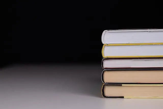 A stack of books